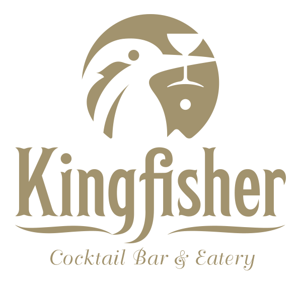 Kingfisher Logo. Bird and fish.