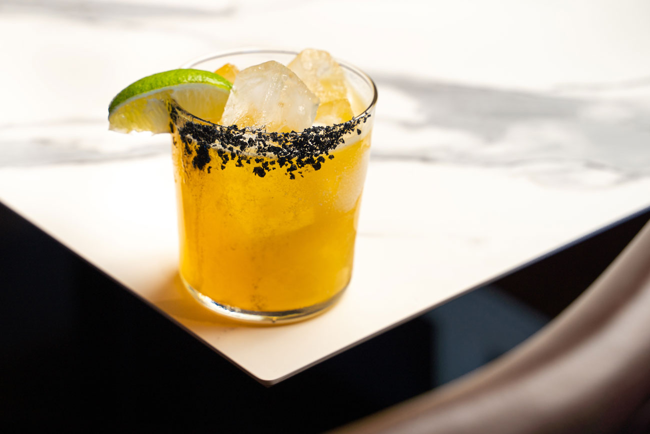 Papaya Margarita Cocktail